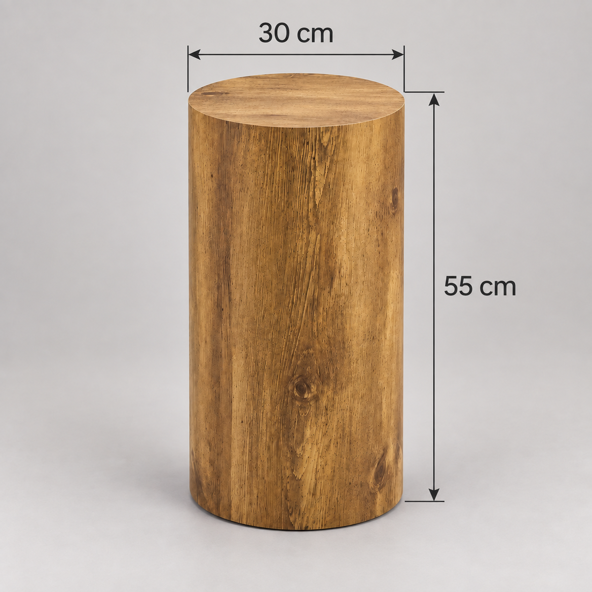 Dimensions de la table d'appoint Ré : Ø 30 x H 55 cm